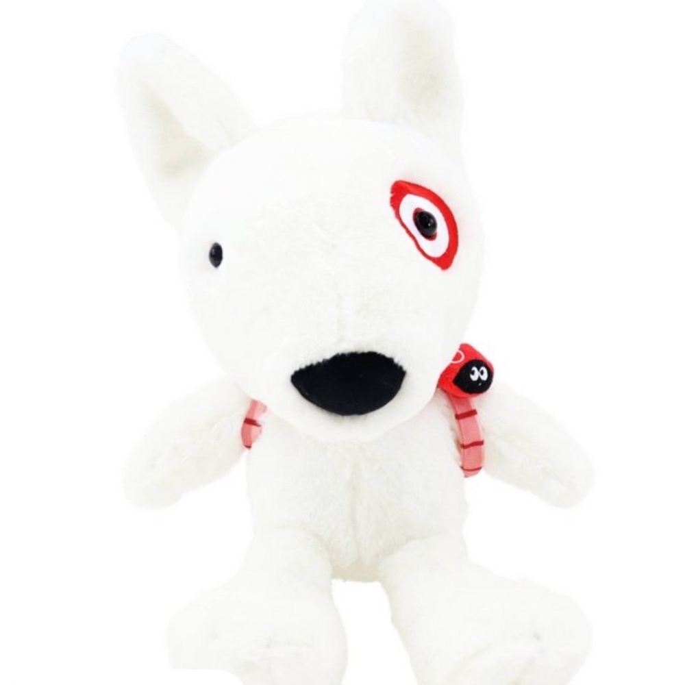 Target 10'' Bullseye Plush Dog (Target Exclusive) Toy New With Tag